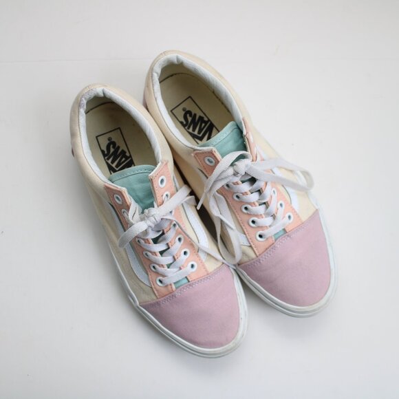 Vans Old Skool Pastel Color Block Sneakers VN0007NTBS5 Size 10 W / 8.5 M - Picture 4 of 7